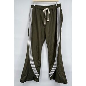 FSF Luxury Streetwear Olive Green Track Pants Side Stripe Drawstring 3XL